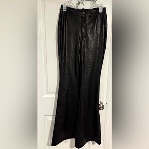 Fashion Nova Black Faux Leather Pants